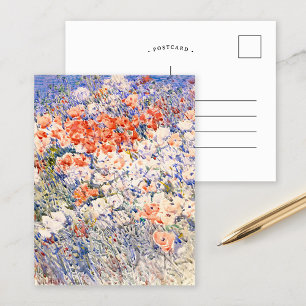 The Island Garden Childe Hassam Postcard