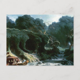 The Island of Love by Jean Honore Fragonard Postca Postcard