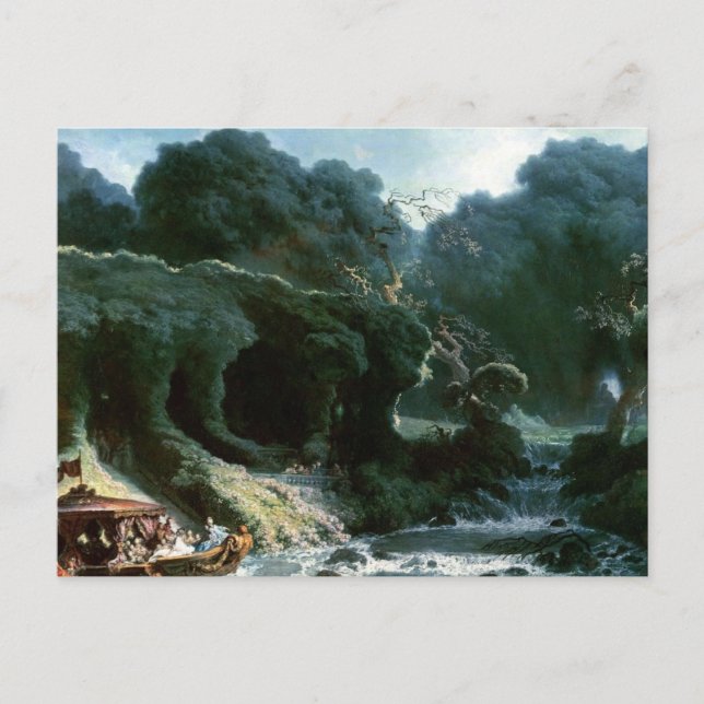 The Island of Love by Jean Honore Fragonard Postca Postcard (Front)