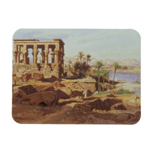 The Island of Philae, 1866 (w/c) Magnet