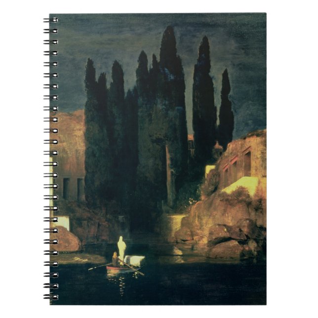 The Isle of the Dead, 1880 (oil on canvas) Spiral Notebook (Front)