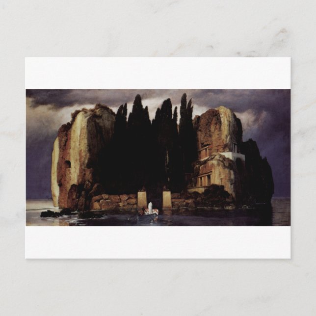 The Isle of the Dead by Arnold Böcklin Postcard (Front)