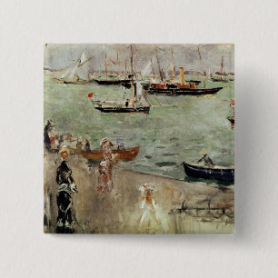 The Isle of Wight, 1875 15 Cm Square Badge