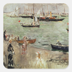 The Isle of Wight, 1875 Square Sticker