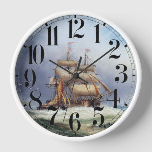 The Isle of Wright pilot boat 1887 Clock