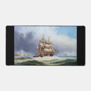 The Isle of Wright pilot boat 1887 Desk Mat