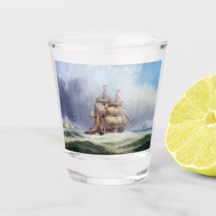 The Isle of Wright pilot boat 1887 Shot Glass