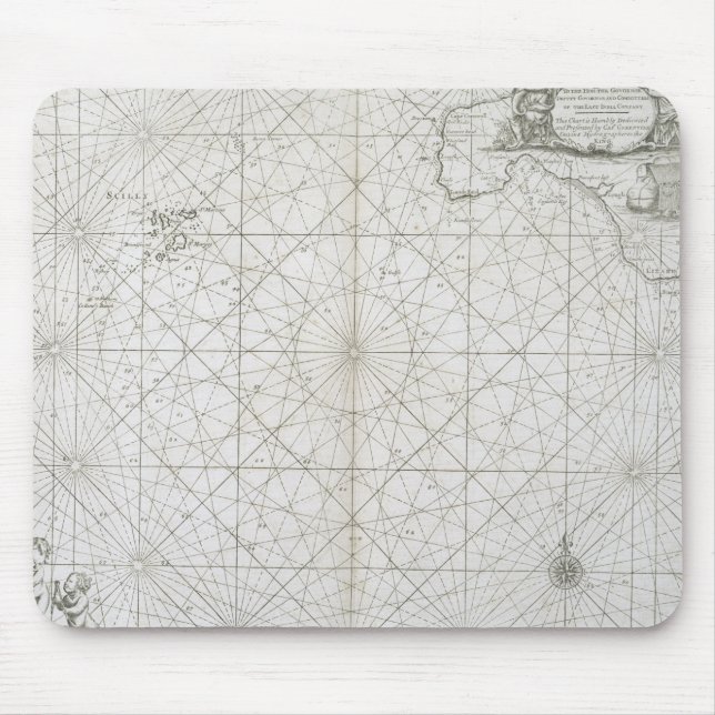 The Isles of Scilly & Cornwall Mouse Pad (Front)