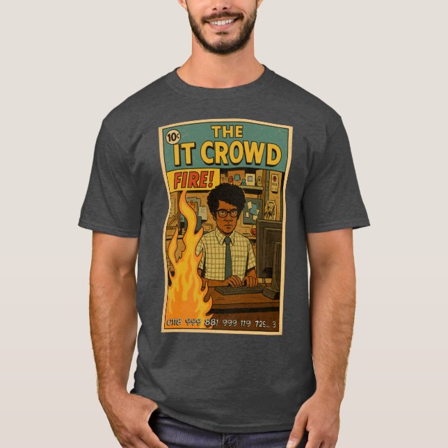 The IT Crowd Fire T-Shirt (Front)