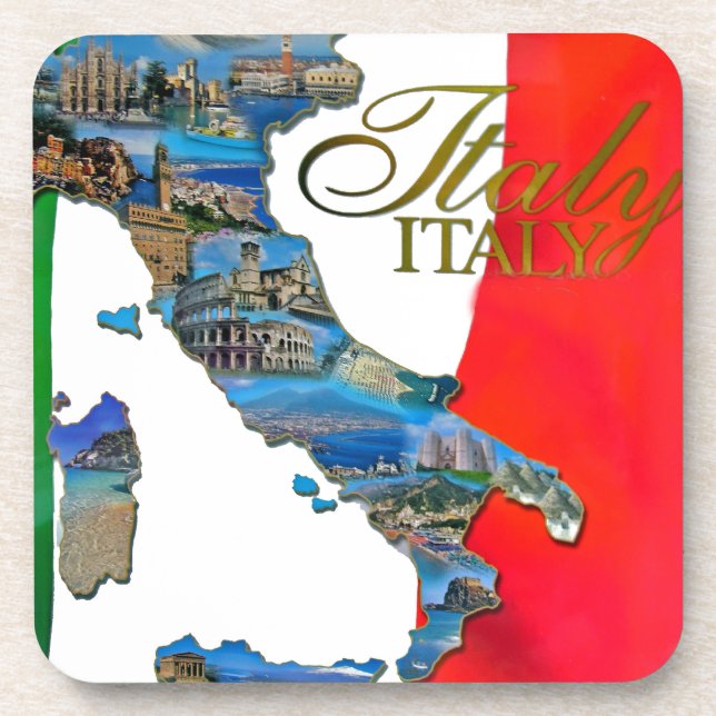 The Italian "Boot" Coaster (Front)
