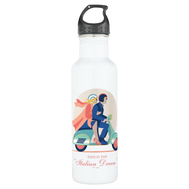 The Italian Dream - The White Lotus 710 Ml Water Bottle (Front)