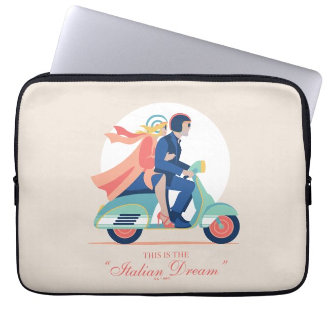 The Italian Dream - The White Lotus Laptop Sleeve (Front)