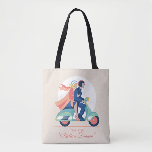 The Italian Dream - The White Lotus Tote Bag (Front)