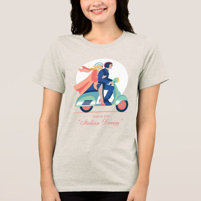 The Italian Dream - The White Lotus Tri-Blend Shirt (Front)