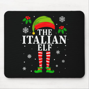 The Italian Elf Family Matching Christmas Pajama L Mouse Pad