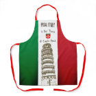 The Italian Flag And The Tower of Pisa