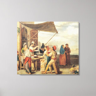 The Italian Market Canvas Print