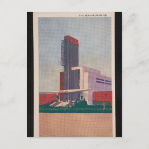 The Italian Pavilion Chicago World Fair 1933 Postcard