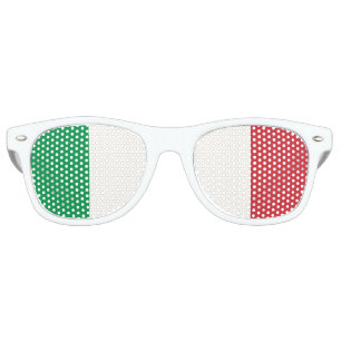 The Italian tricolour Flag of Italy Retro Sunglasses
