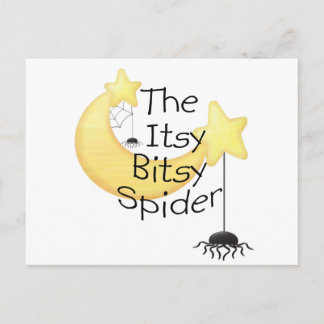 The itsy Bitsy Spider Postcard