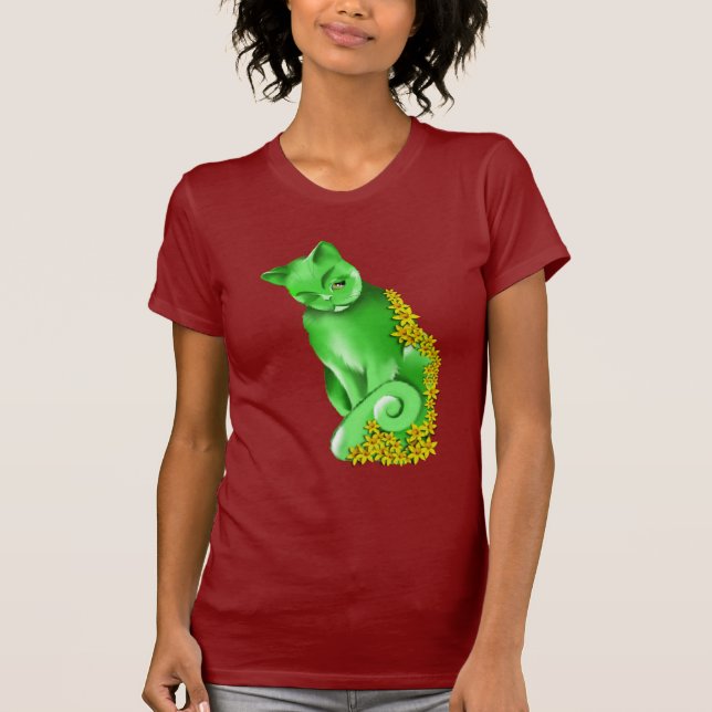 The Jade Cat T-Shirt (Front)