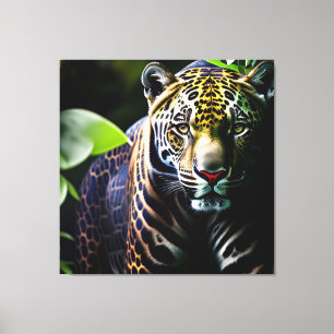 The Jaguar - Fierce Jungle Predator Canvas Print