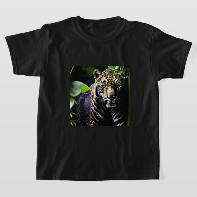 The Jaguar - Fierce Jungle Predator T-Shirt (Laydown)
