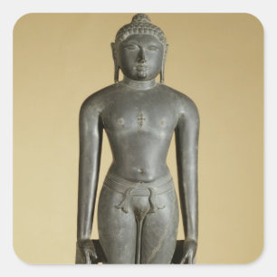 The Jain Tirthankara, Parsvanatha, Rajasthan, Prat Square Sticker