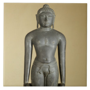 The Jain Tirthankara, Parsvanatha, Rajasthan, Prat Tile