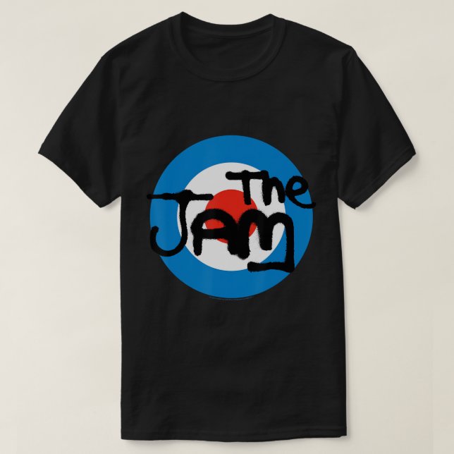 The Jam Official Spray Logo Target  T-Shirt (Design Front)