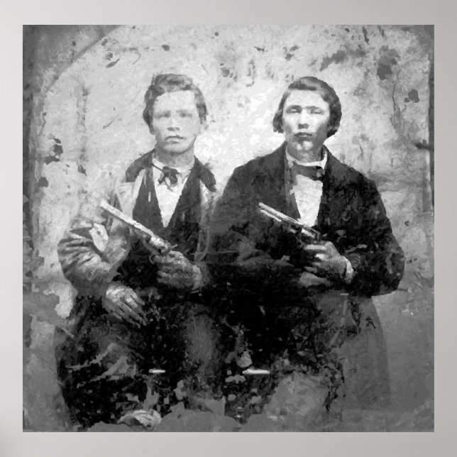 THE JAMES BROTHERS: FRANK & JESSE POSTER (Front)