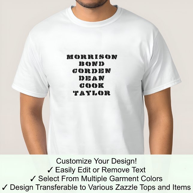 The James Tee Custom Personalize Any Name 04B (Creator Uploaded)