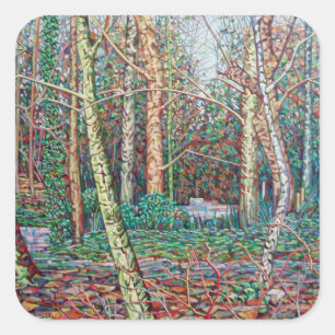 The January Path Square Sticker