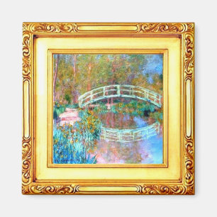 The Japanese Bridge by Claude Monet Magnet