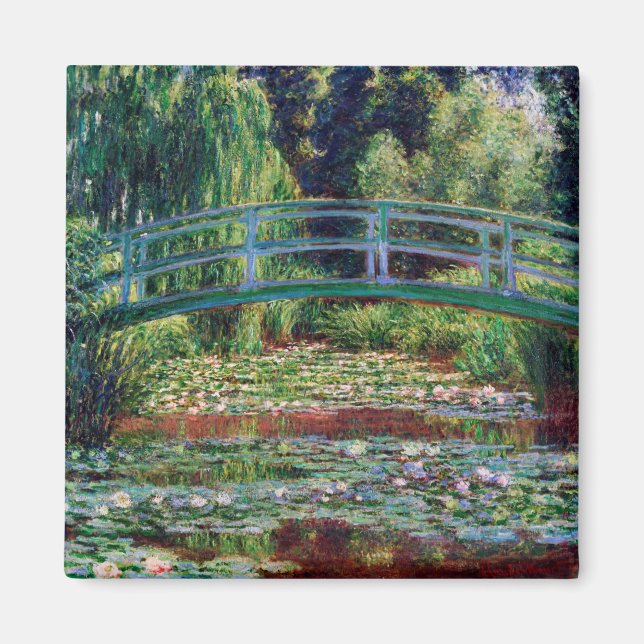 The Japanese Bridge (Water-Lily Pond), Monet Magnet (Front)