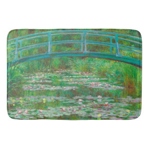 The Japanese Footbridge Monet Bath Mat