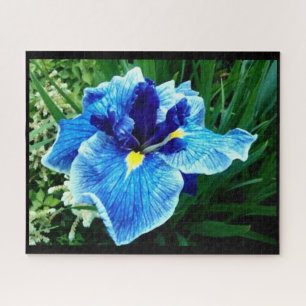 THE JAPANESE IRIS FLOWER JIGSAW PUZZLE