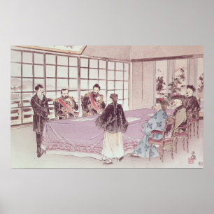 The Japanese ministers I-Tso and Mou-Tsou Poster