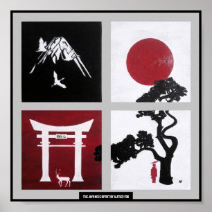 The Japanese Spirit Painting by Alfred Fox Poster