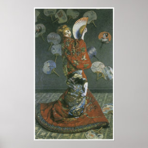 The Japanese Woman, 1875 Poster