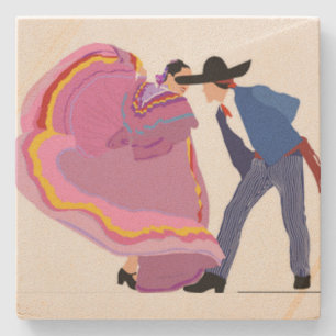 "The Jarabe Tapatio" Stone Coaster