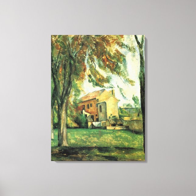 The Jas de Bouffan by Paul Cezanne Canvas Print (Front)