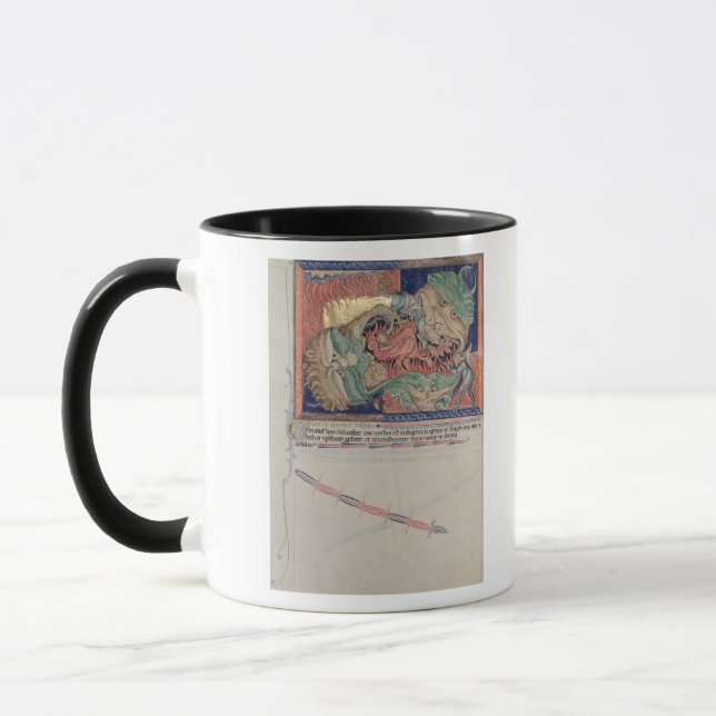 The jaws of Hell swallowing the red dragon Mug (Left)
