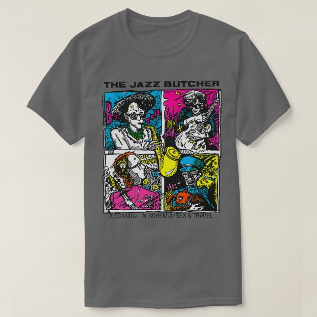 The Jazz Butcher 8 T-Shirt (Design Front)