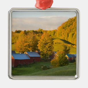 The Jenne Farm in Woodstock, Vermont. Fall. 2 Metal Tree Decoration