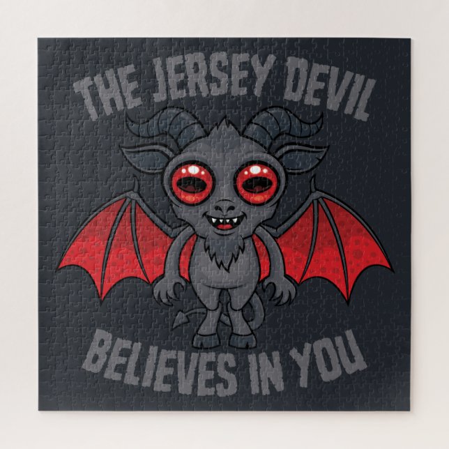 The Jersey Devil Believes In You Jigsaw Puzzle (Vertical)