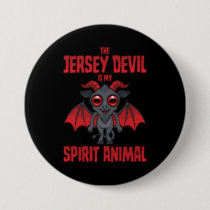 The Jersey Devil Is My Spirit Animal 7.5 Cm Round Badge