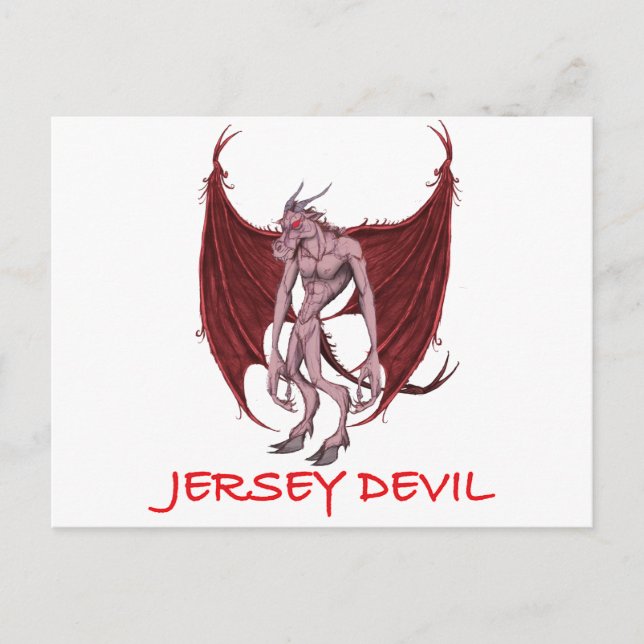 THE JERSEY DEVIL POSTCARD (Front)