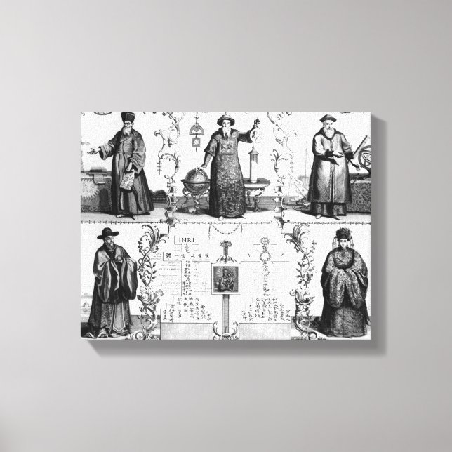The Jesuits in China Canvas Print (Front)