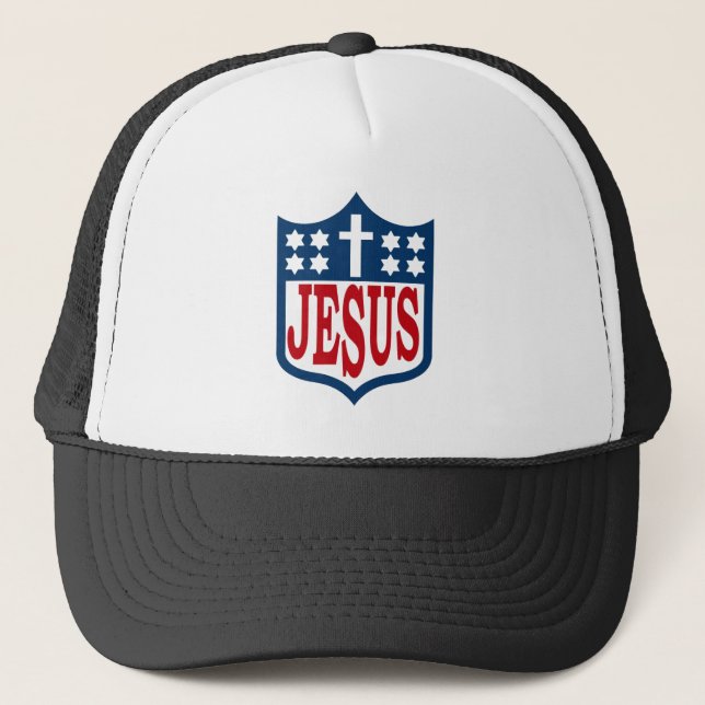 The Jesus Football League Trucker Hat (Front)
